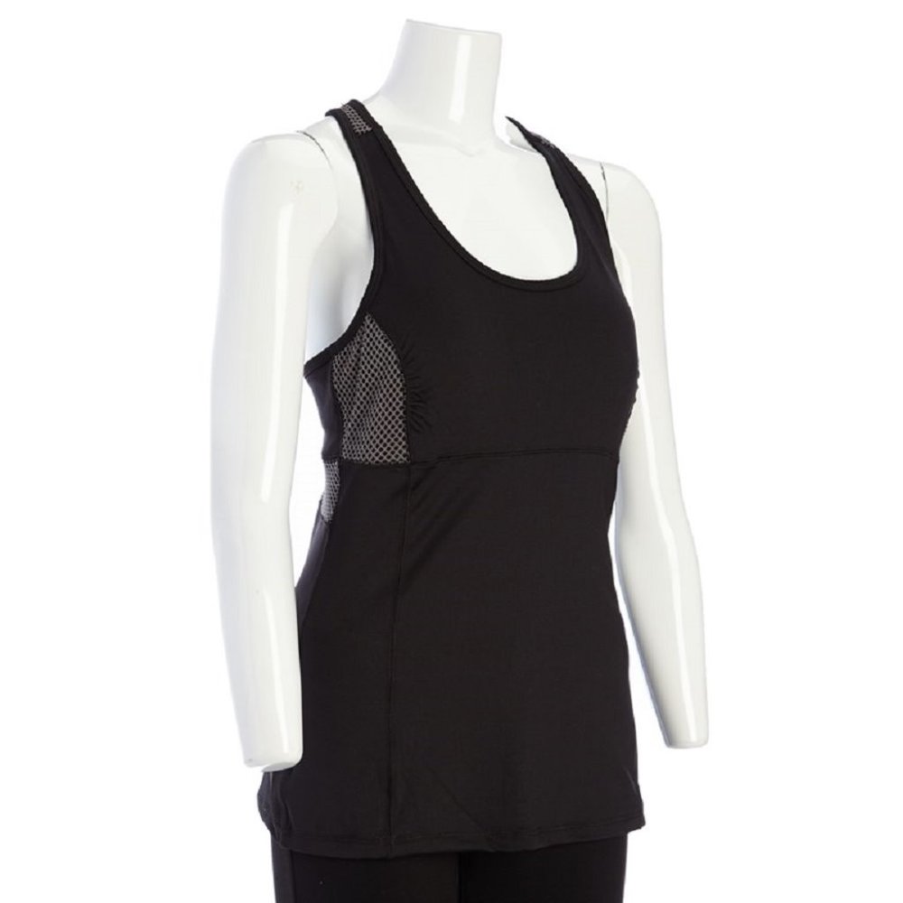Penn Womens Mesh Active Racerback Tank, Black